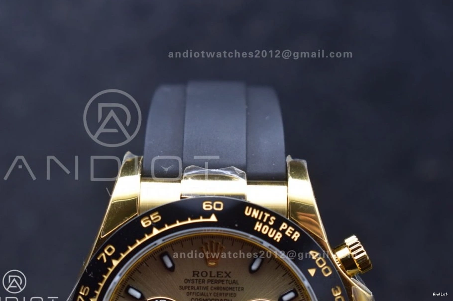Snug 116518 Edition on Best Daytona ZF Oyster-flex LN (Gain YG Dial Strap Weight) SH4130 Black 770 1:1 0727